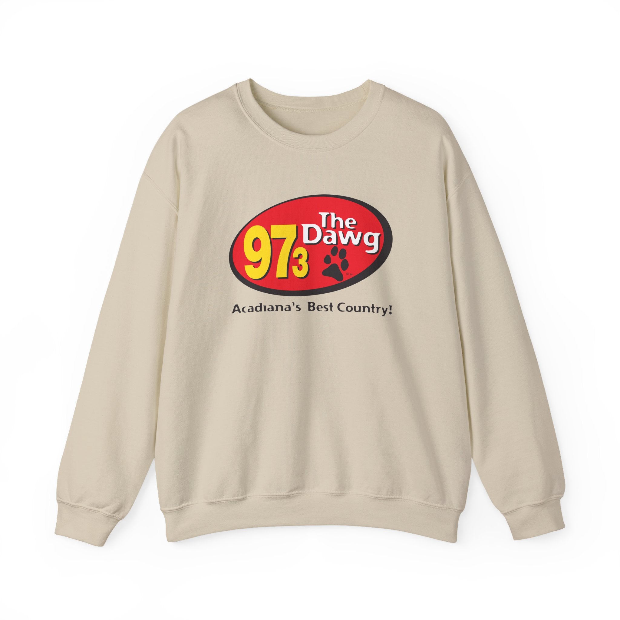 97.3 The Dawg Unisex Heavy Blend™ Crewneck Sweatshirt