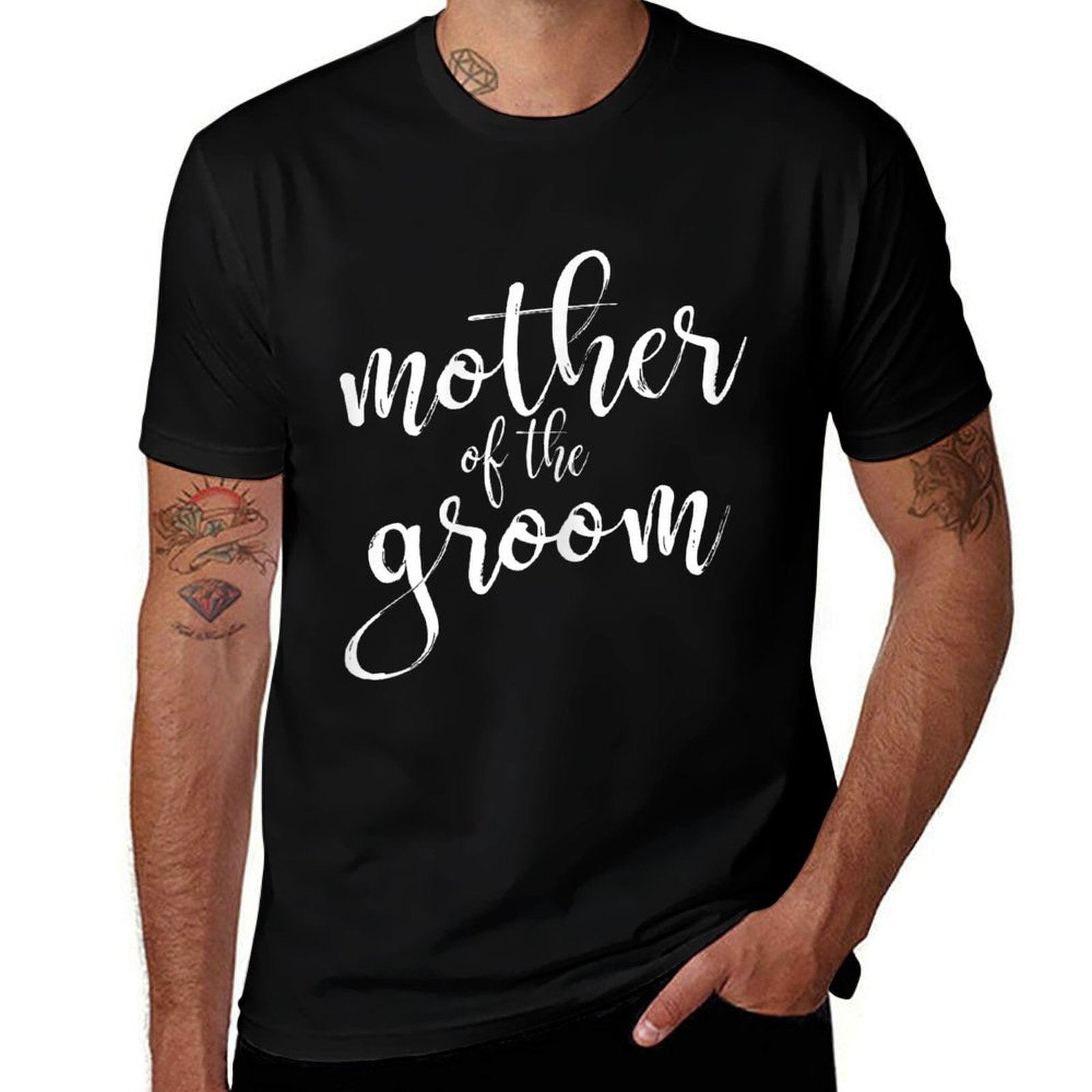 Mother of the Groom Matching Bridal Shower Stretchy Tee – Wedding