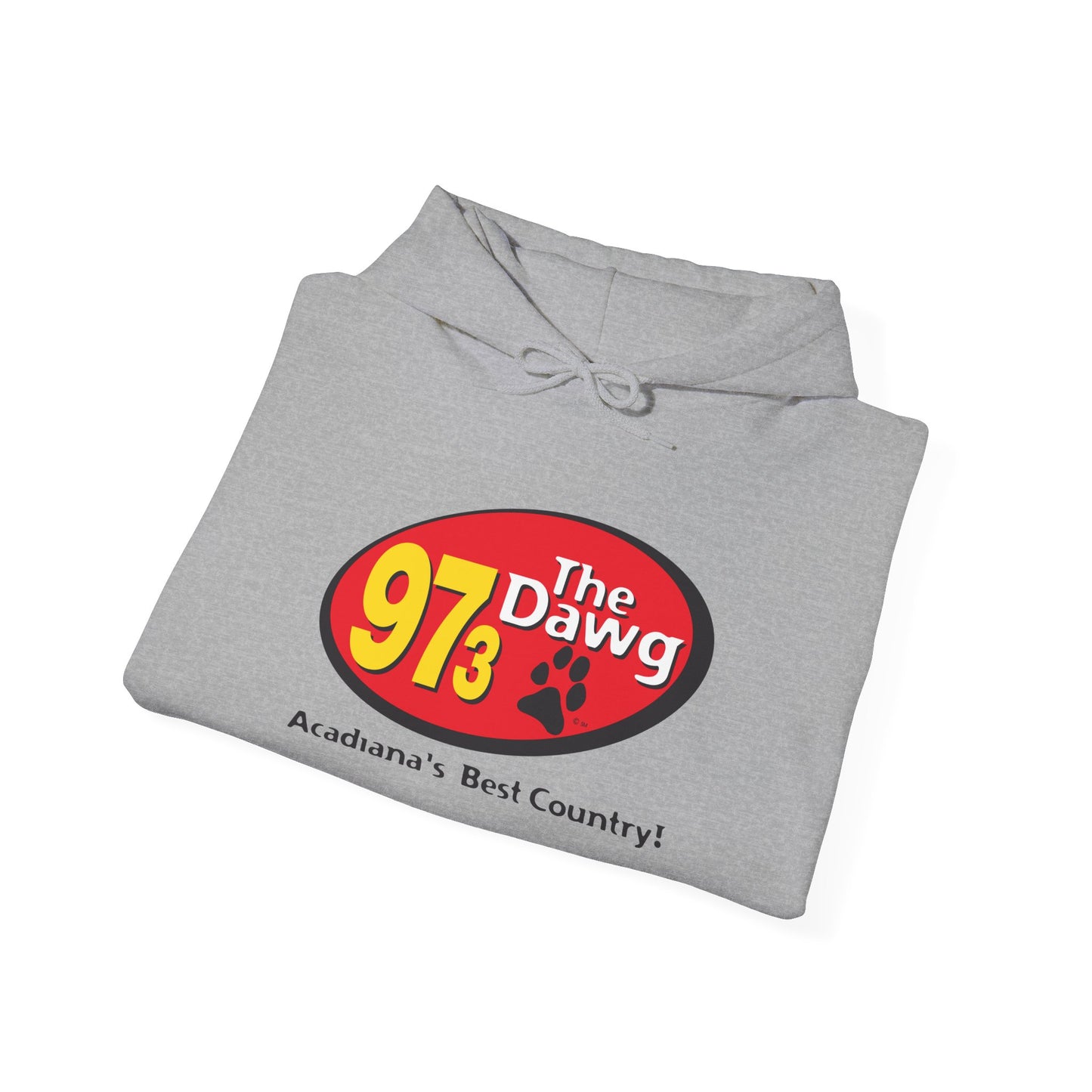 97.3 The Dawg Unisex Heavy Blend™ Hooded Sweatshirt
