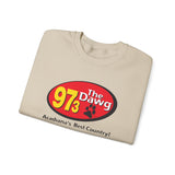 97.3 The Dawg Unisex Heavy Blend™ Crewneck Sweatshirt