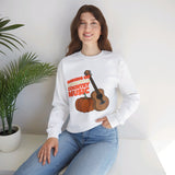 Running on Pumpkin Spice Country Music  Crewneck Sweatshirt