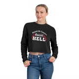 Raised on Country, Raisin’ Hell Cropped Sweatshirt