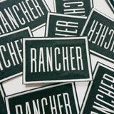 3" RANCHER - Embroidered Hat Patch