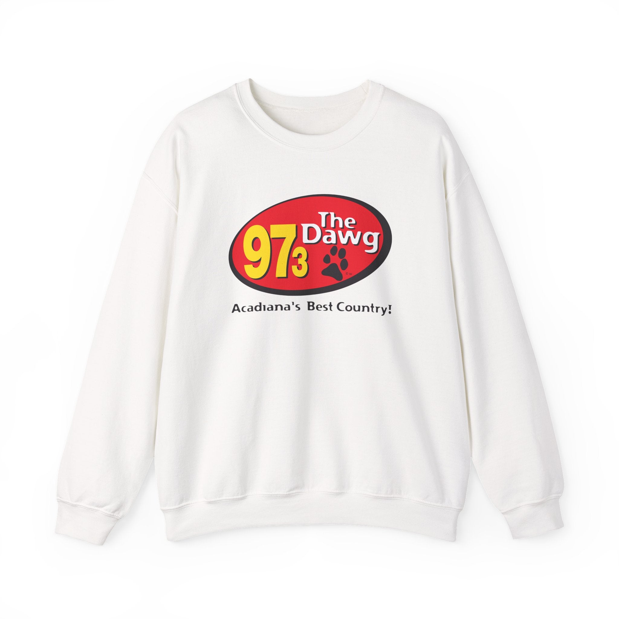 97.3 The Dawg Unisex Heavy Blend™ Crewneck Sweatshirt