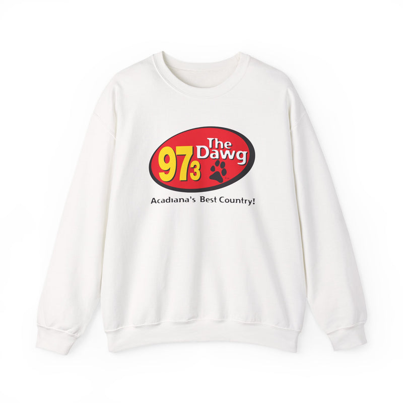 97.3 The Dawg Unisex Heavy Blend™ Crewneck Sweatshirt
