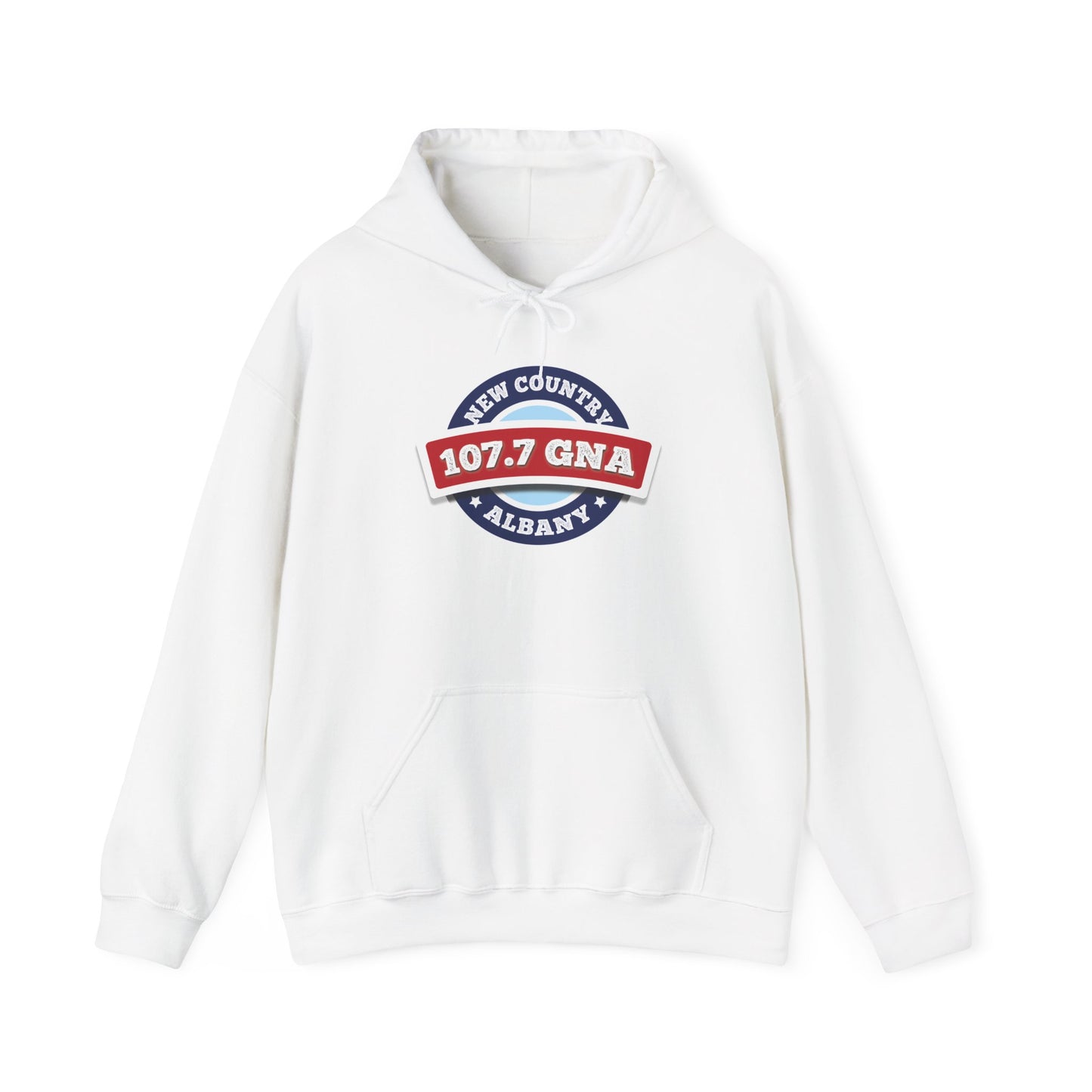 107.7 GNA New Country Unisex Heavy Blend™ Hooded Sweatshirt