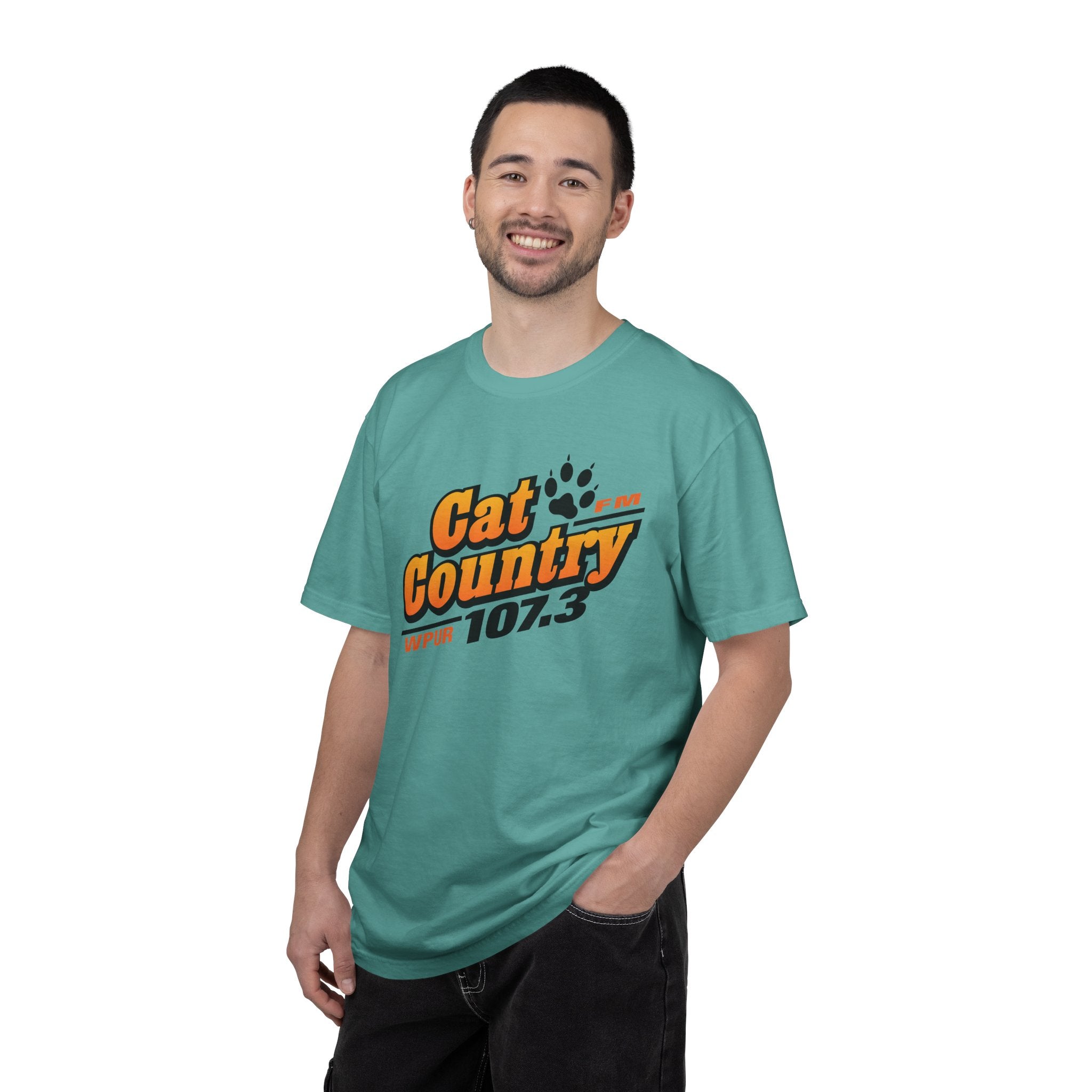 Cat Country 107.3 Unisex Garment-Dyed T-shirt