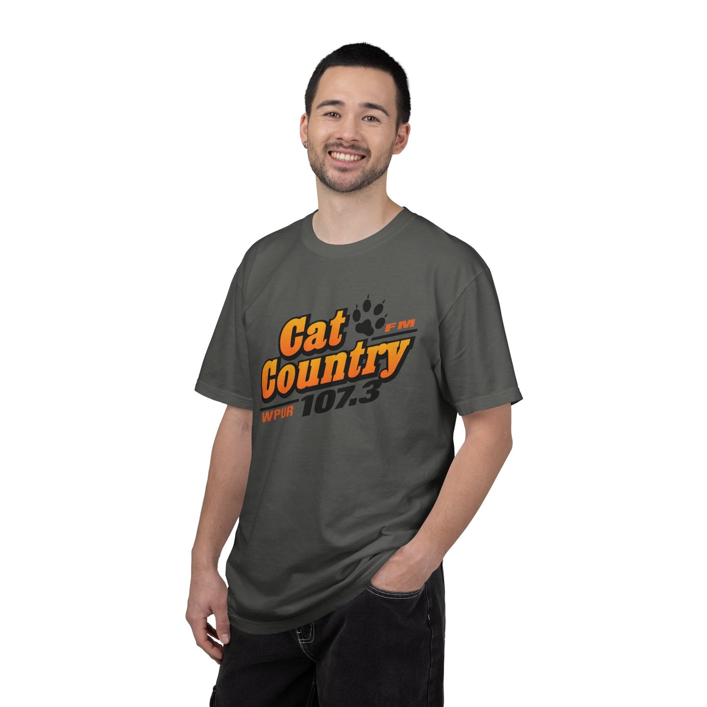 Cat Country 107.3 Unisex Garment-Dyed T-shirt