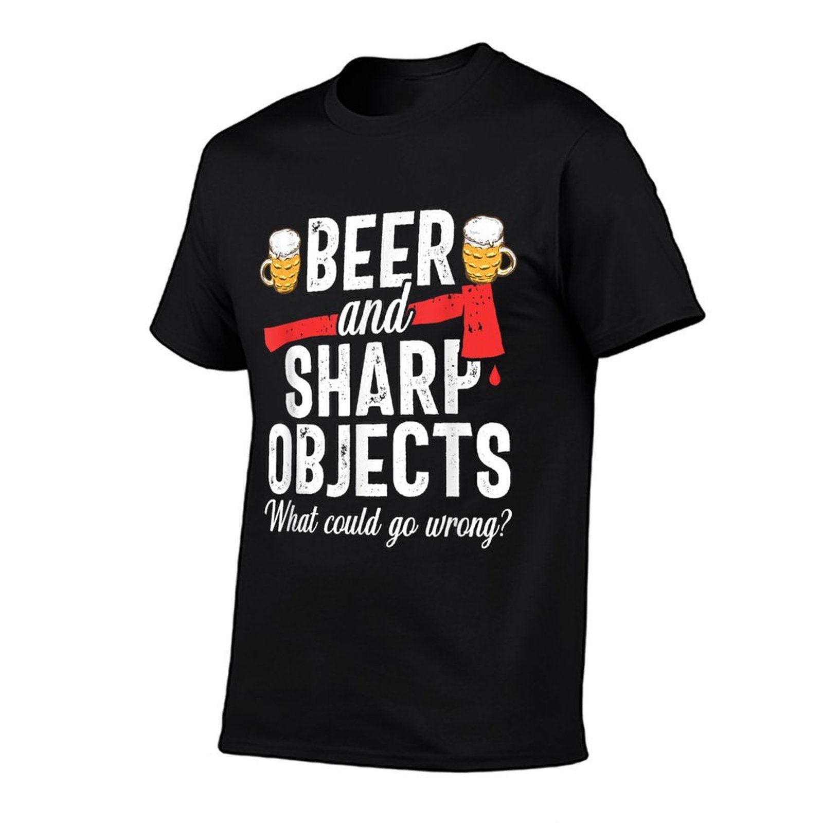 Axe Throwing Dad Funny Beer Hatchet Lumberjack Hobby Tee