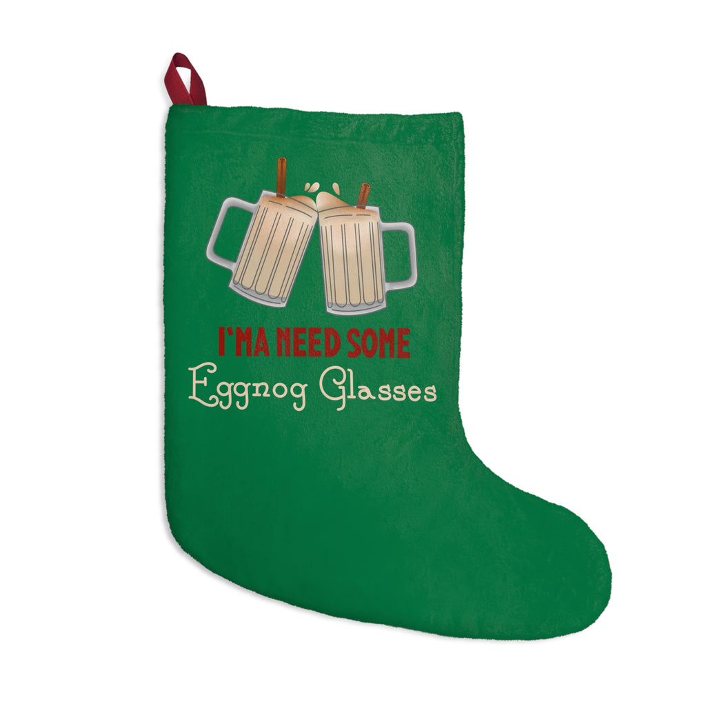 Eggnog Glasses Stocking