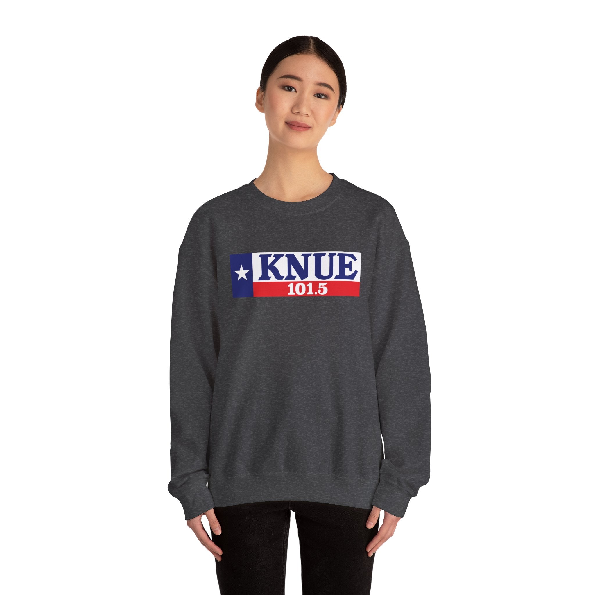 101.5 KNUE Unisex Heavy Blend™ Crewneck Sweatshirt