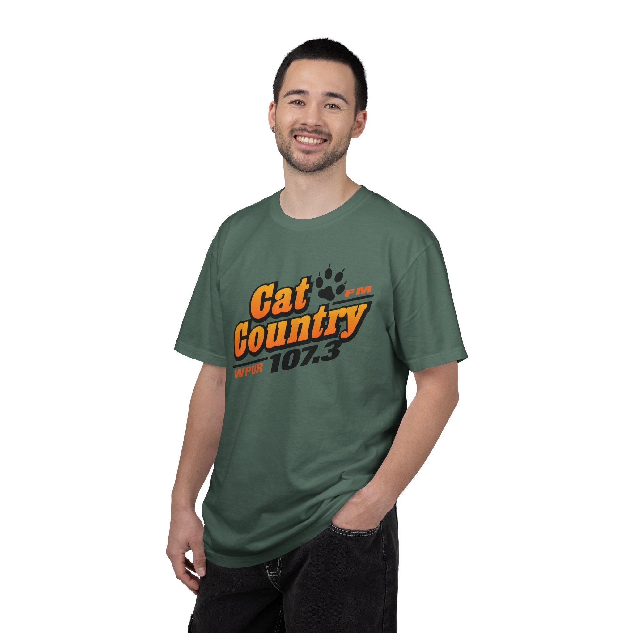 Cat Country 107.3 Unisex Garment-Dyed T-shirt