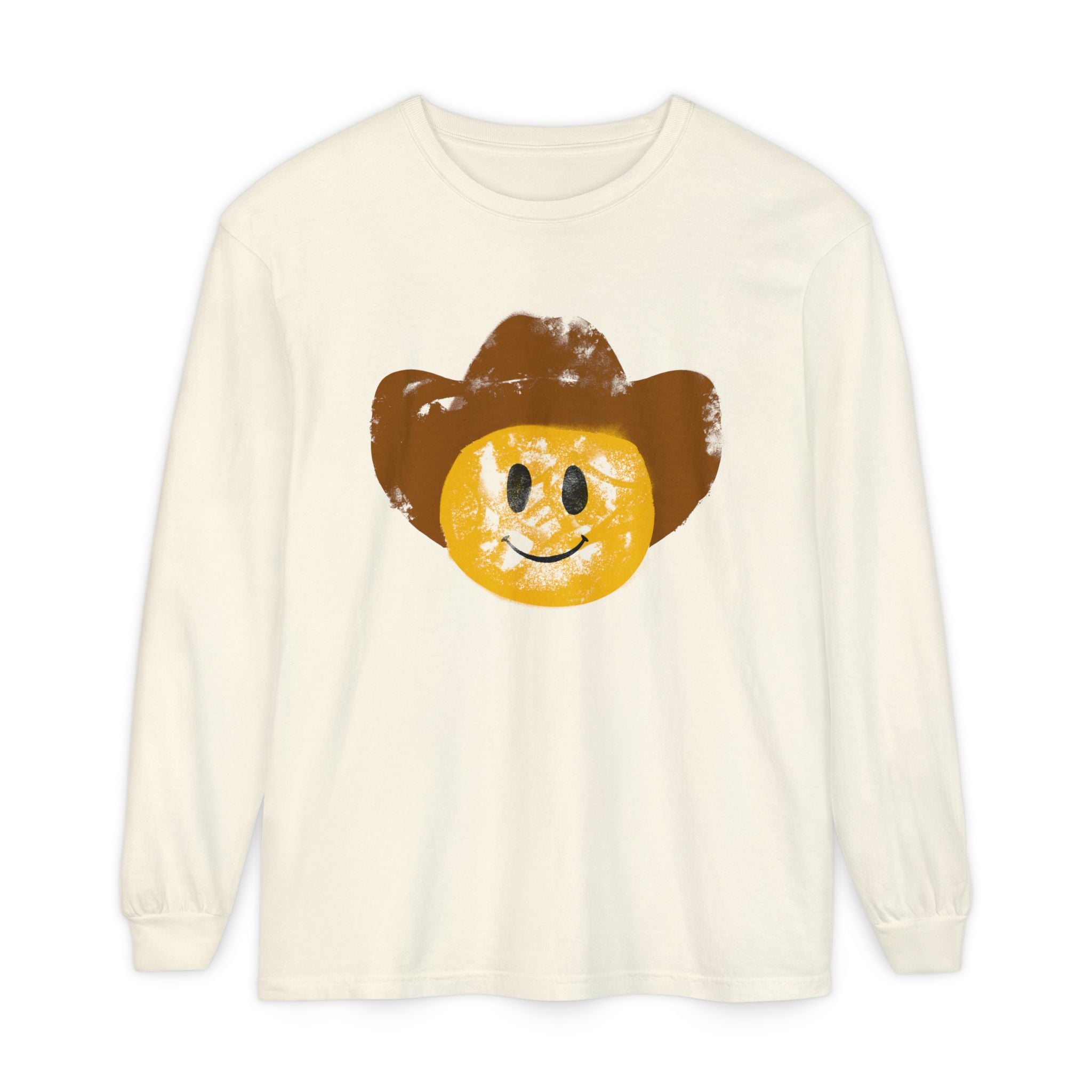 Cowboy SmileyLong Sleeve T-Shirt