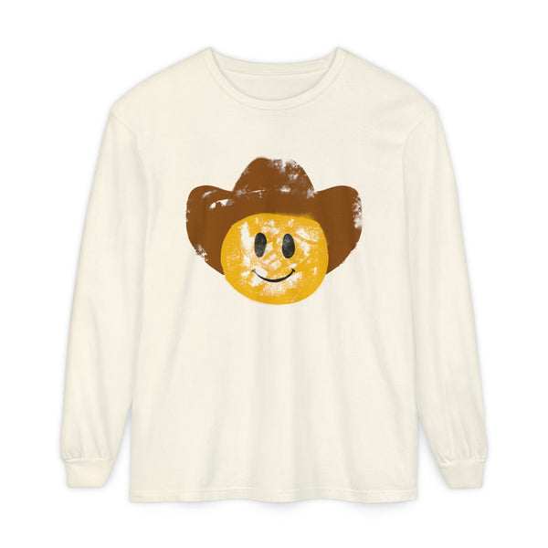 Cowboy SmileyLong Sleeve T-Shirt