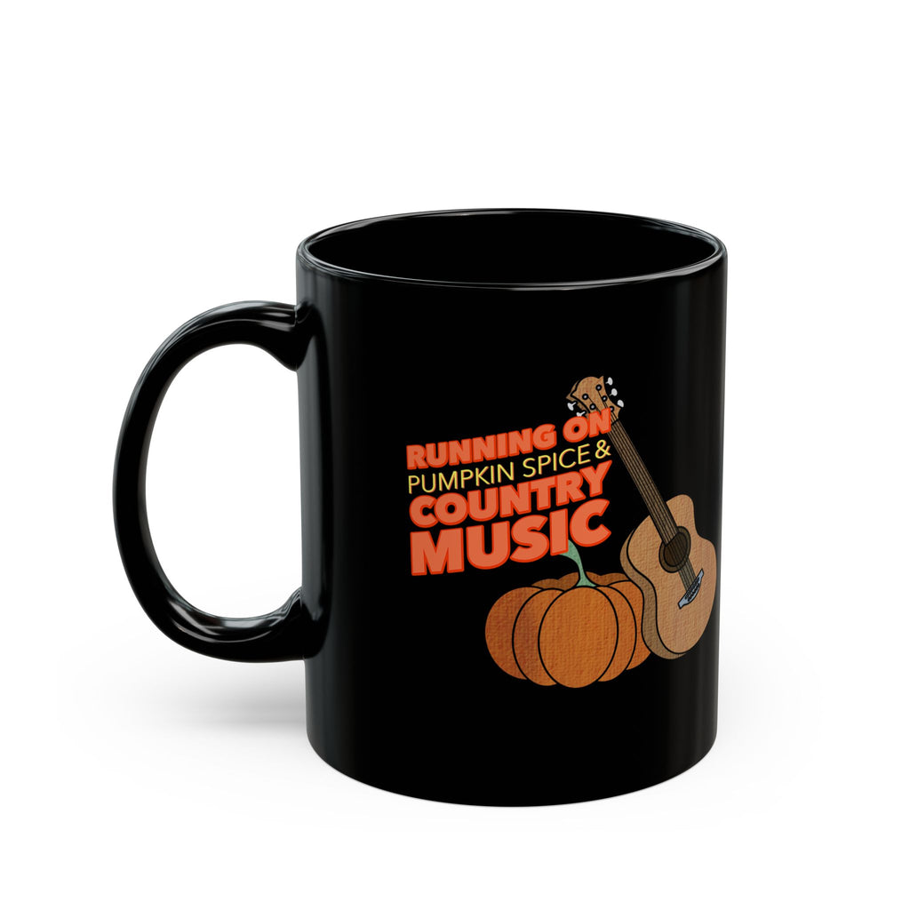 Running on Pumpkin Spice Country Music Mug