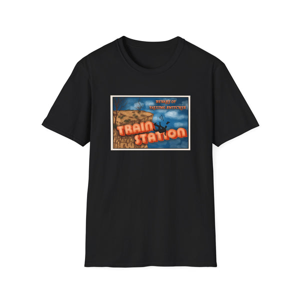 Train Station Postcard T-Shirt