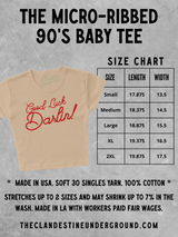 Underground Original Design: Meet Me at the Tailgate! (Red) Micro-Ribbed Baby Tee