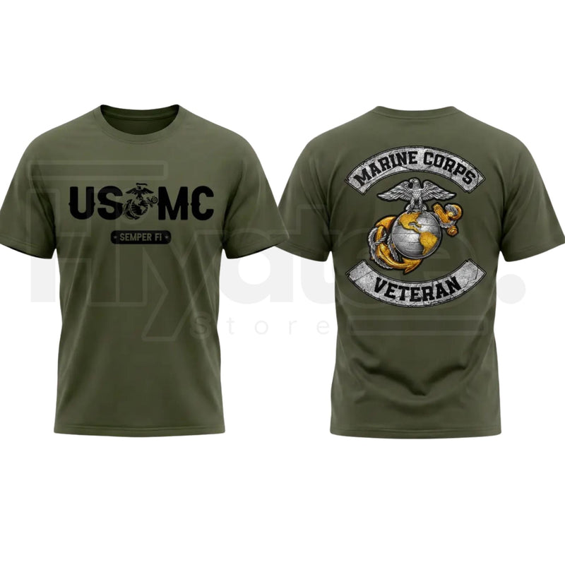 American Veteran Patriotic T-Shirt – Military Tribute Graphic Tee