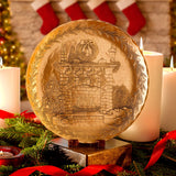 2026 Annual Plate - Cozy Christmas Hearth (Bronze)