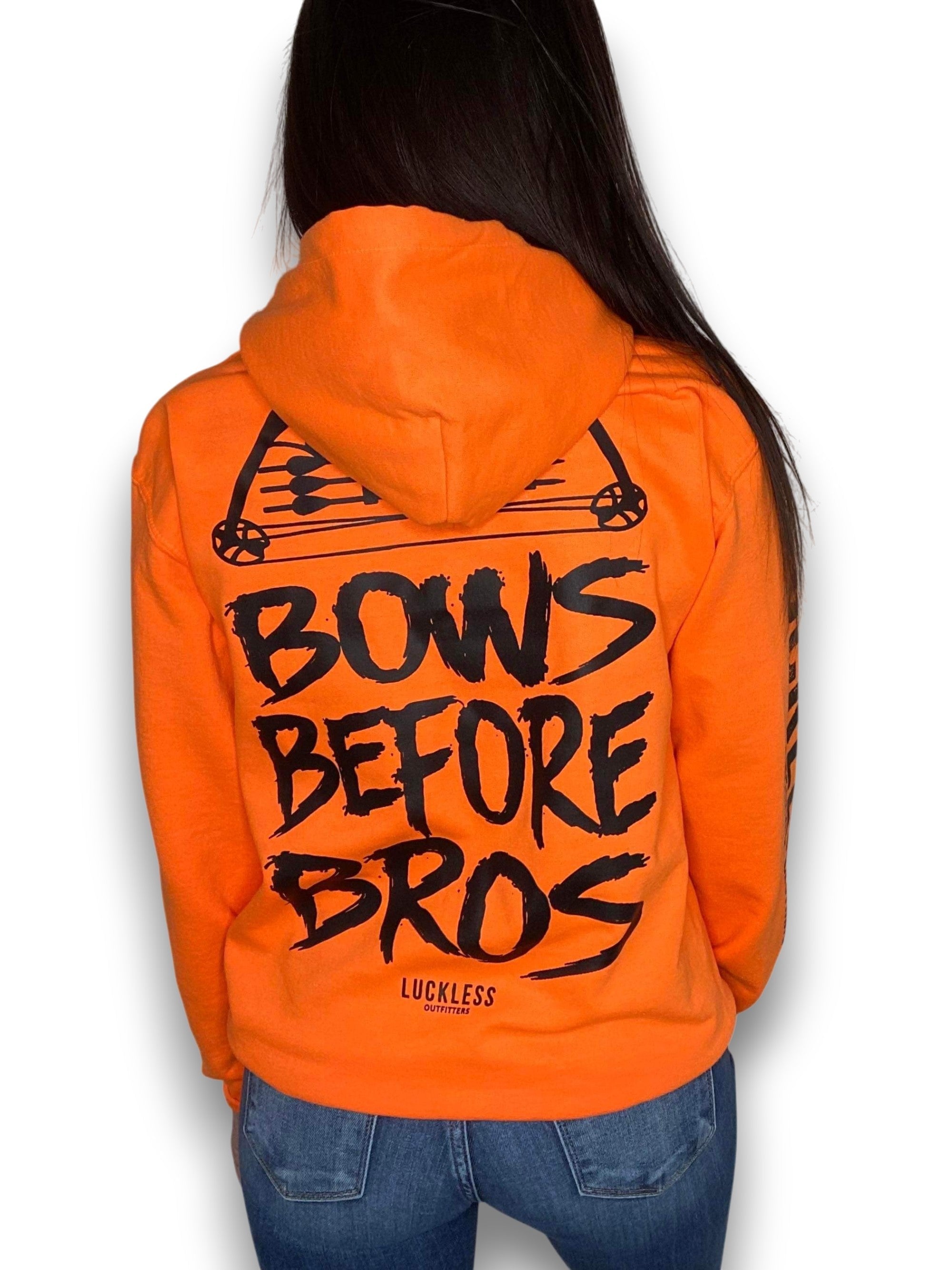 Bows Before Bros Hoodie – Soft Country Graphic Sweatshirt
