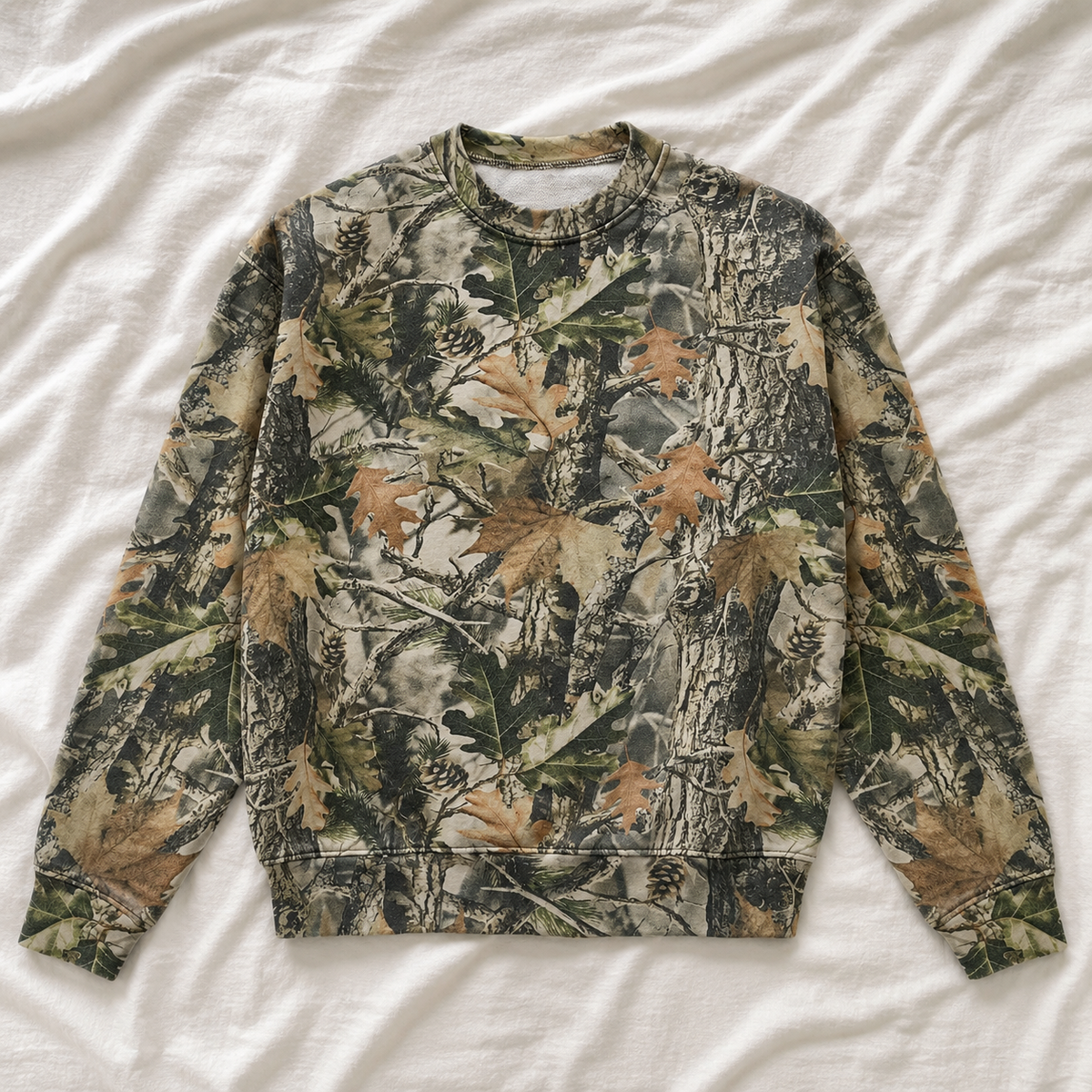 Camo Game Day Varsity Sweatshirt *CAMO (S-3X)