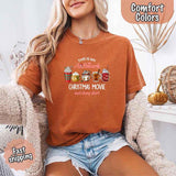 Christmas Movie Comfort Colors Shirt Hallmark Watching Tee