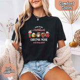 Christmas Movie Comfort Colors Shirt Hallmark Watching Tee