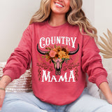 Country Mama, Skull, Western, Country, Mother's Day Sweatshirt