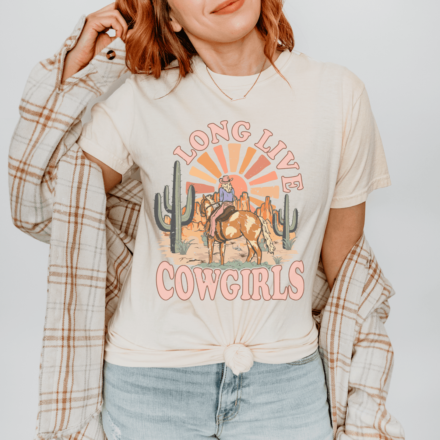 Long Live Cowgirls Graphic Tee or Crewneck Sweatshirt – Western