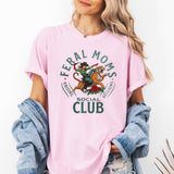 Feral Moms Social Club Raising Hellions Comfort Colors Tee