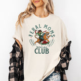 Feral Moms Social Club Raising Hellions Comfort Colors Tee