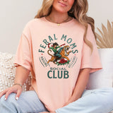 Feral Moms Social Club Raising Hellions Comfort Colors Tee