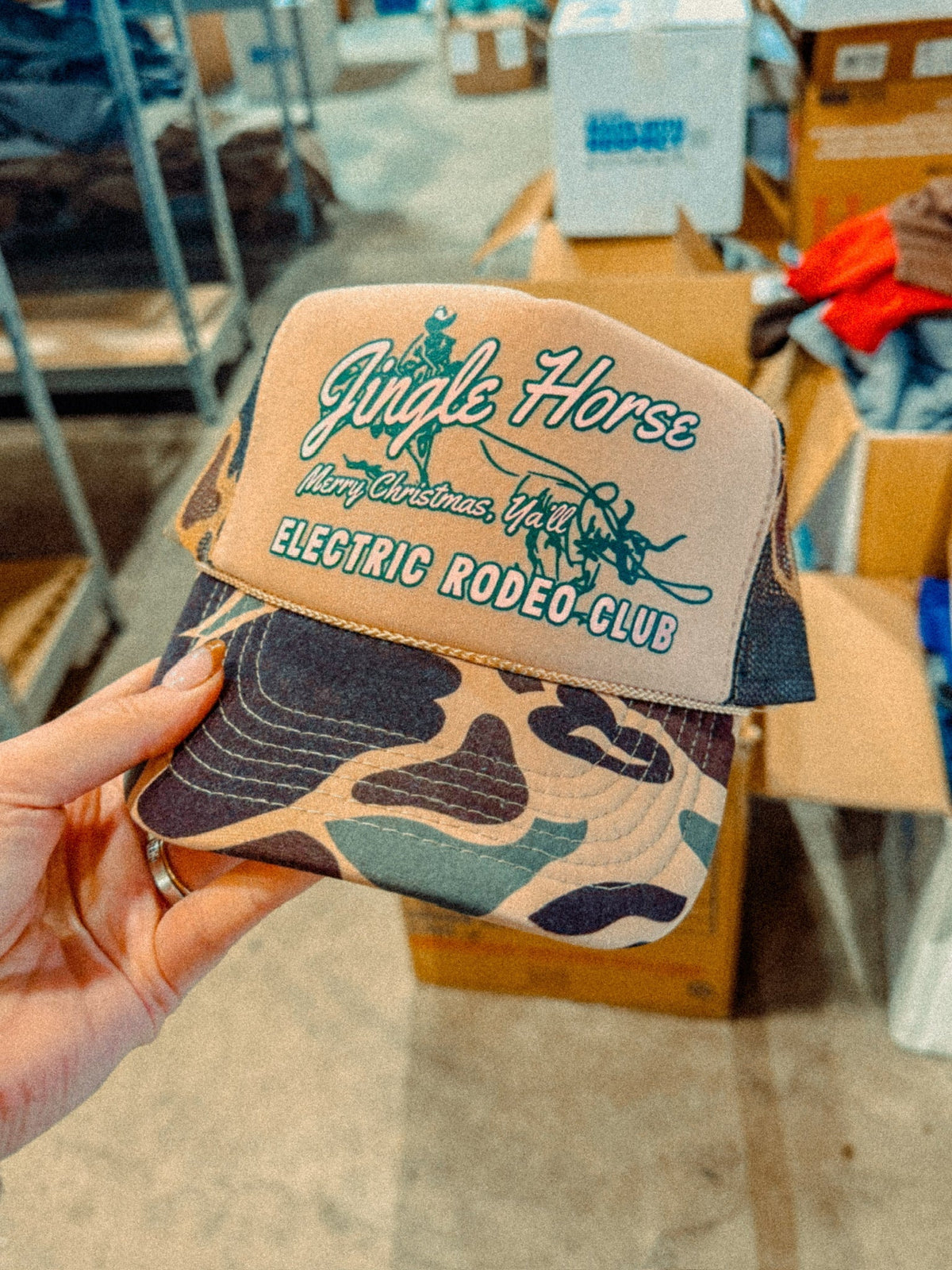 Underground OG: Jingle Horse Rodeo, Christmas Trucker Hat