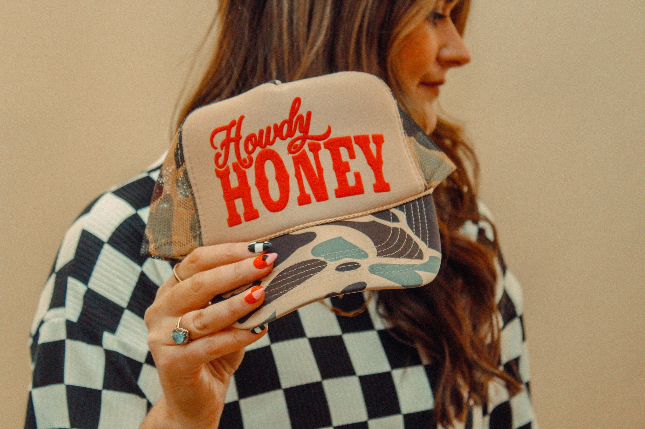 Howdy Honey Western Puff Trucker Hat – Country Snapback Cap