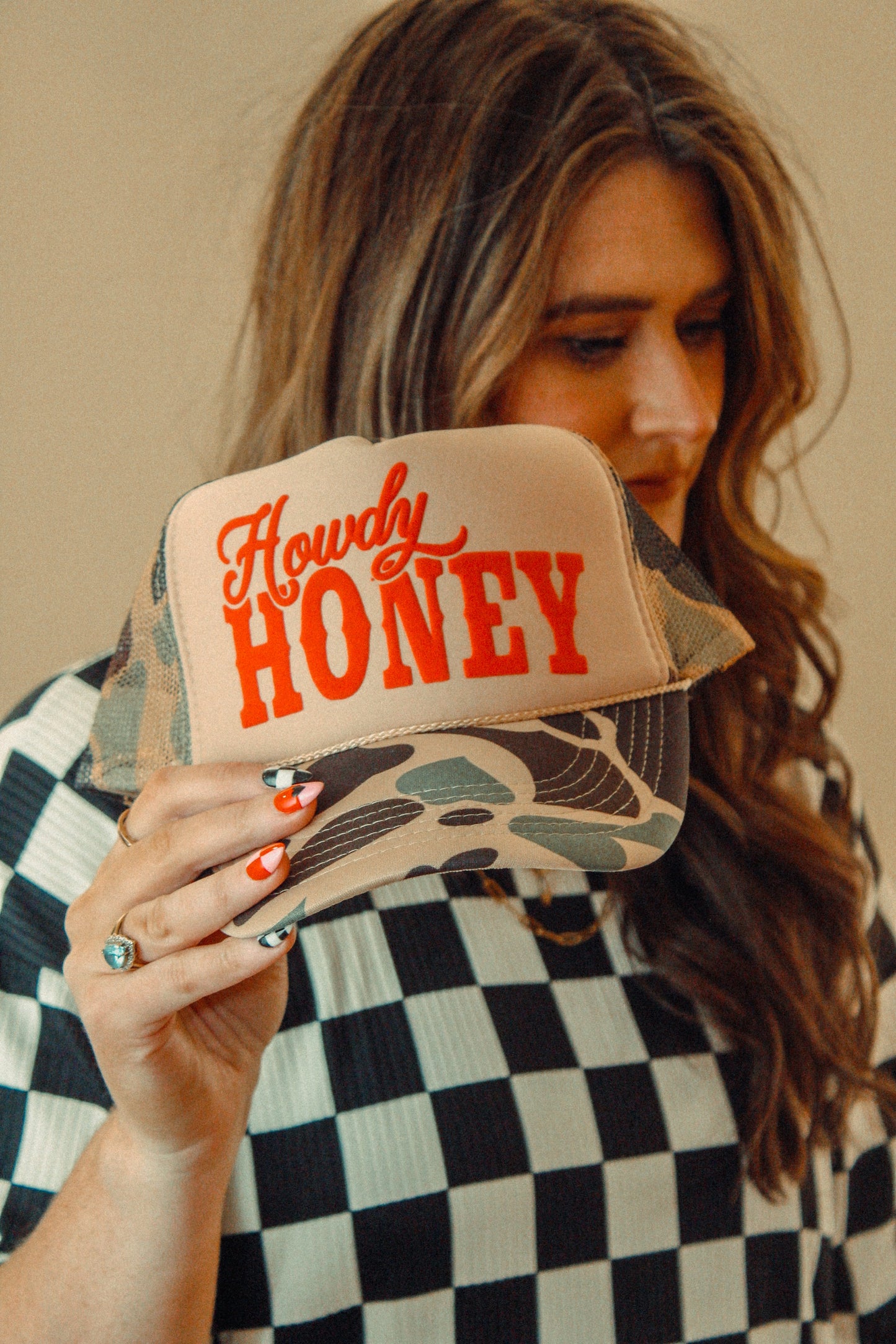 Howdy Honey Western Puff Trucker Hat – Country Snapback Cap