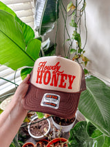 Howdy Honey Western Puff Trucker Hat – Country Snapback Cap
