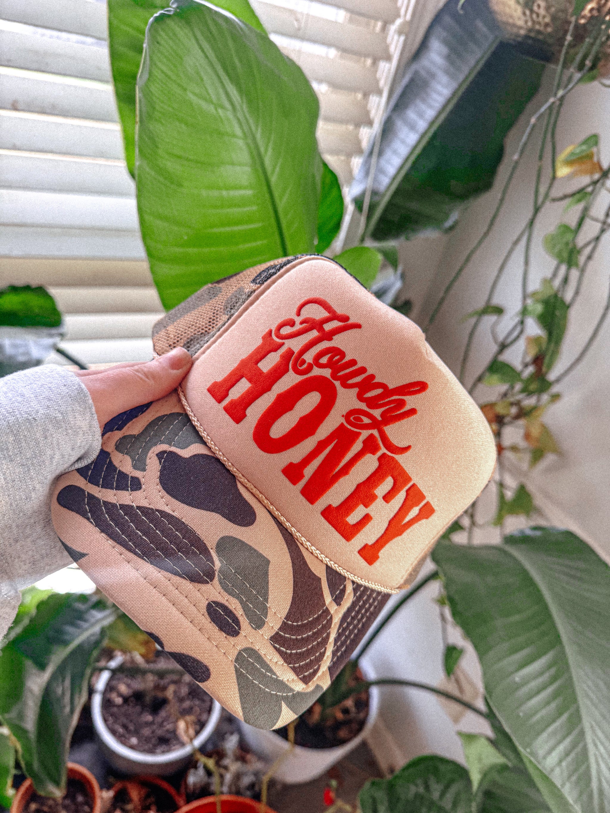 Howdy Honey Western Puff Trucker Hat – Country Snapback Cap