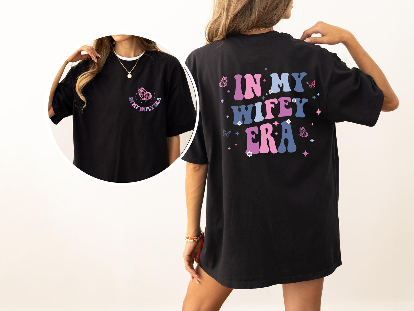 In My Wifey Era Comfort Colors Tee – Bridal Shower Wedding Shirt