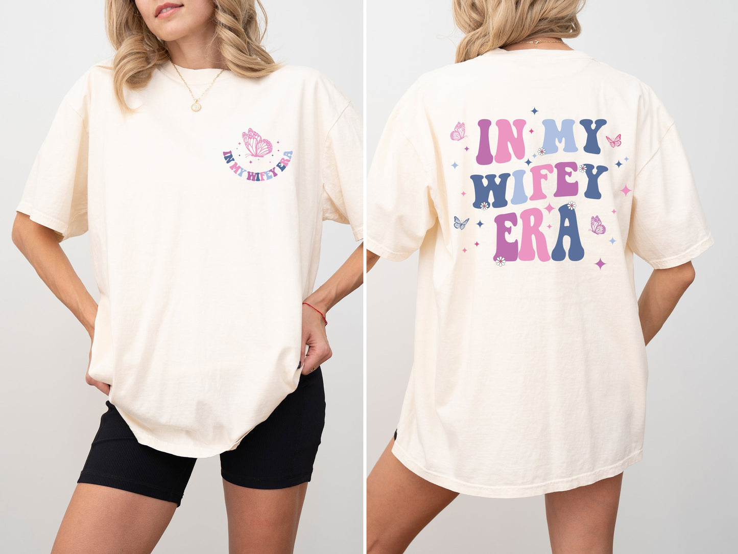 In My Wifey Era Comfort Colors Tee – Bridal Shower Wedding Shirt