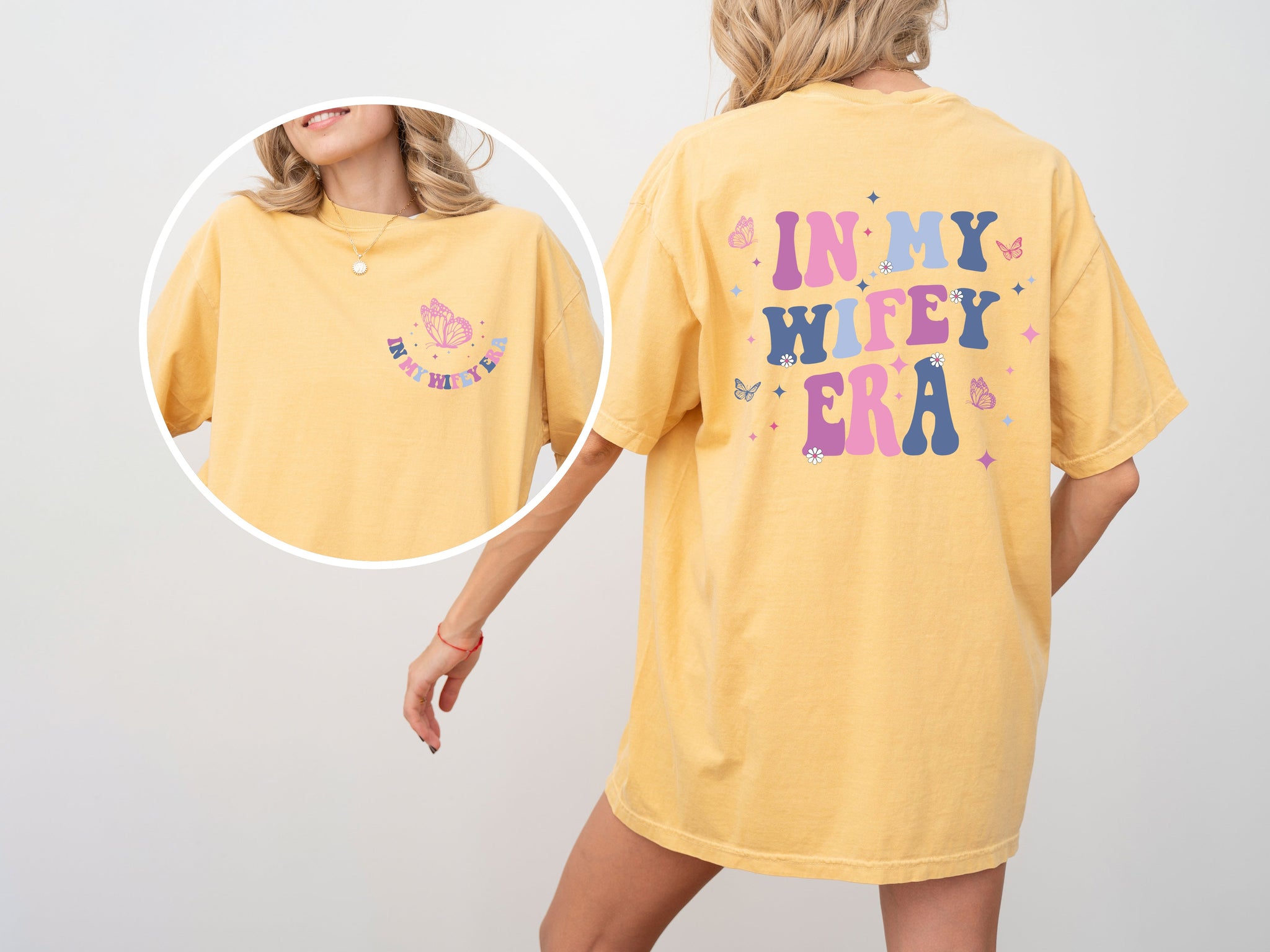 In My Wifey Era Comfort Colors Tee – Bridal Shower Wedding Shirt