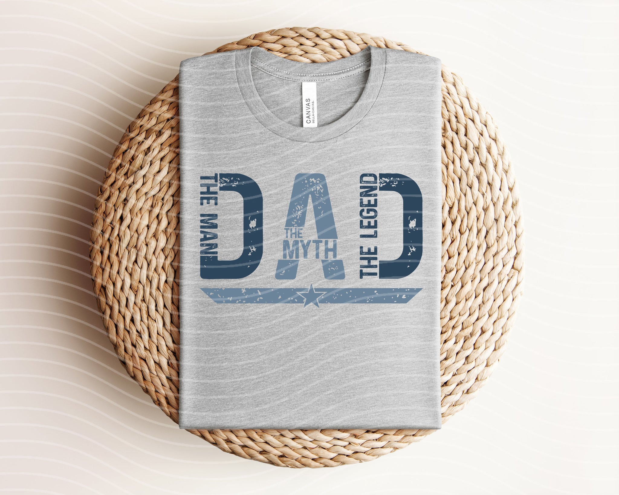 Dad The Man The Myth The Legend Graphic Tee – Bella Canvas