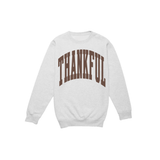 Thankful Graphic Sweatshirt | Neutral Fall Thanksgiving Crewneck