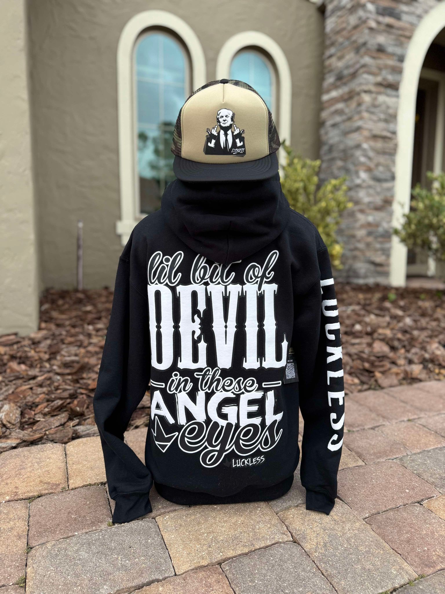 Lil Bit of Devil in These Angel Eyes Hoodie – Country Tee