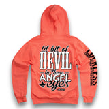 Lil Bit of Devil in These Angel Eyes Hoodie – Country Tee
