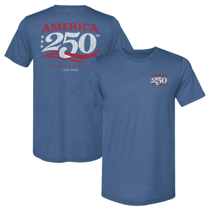 USA America 250th Anniversary Graphic T-Shirt – Slim Fit Tri-Blend