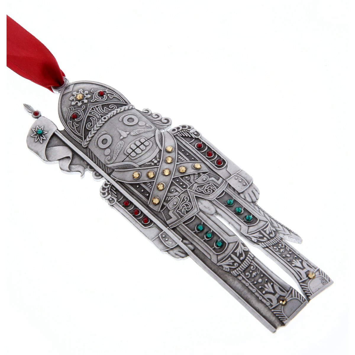 The Nutcracker Knight Christmas Ornament - Aluminum
