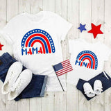 Patriotic Mama & Mini Matching T-Shirt Set – 4th of July