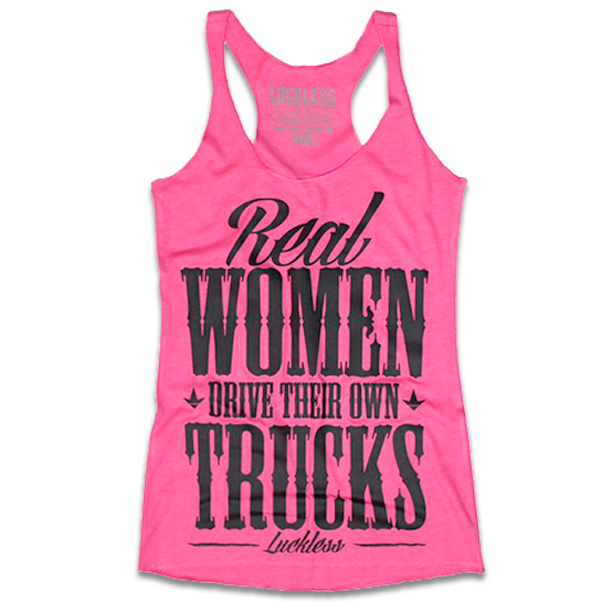 Real Women Drive Their Own Trucks Tank Top – Country Tee