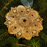Star Spangled Snow Crystal 2026 Ornament (Bronze)