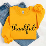 Thankful Sweatshirt for Women - Cozy Thanksgiving Gift Sweater